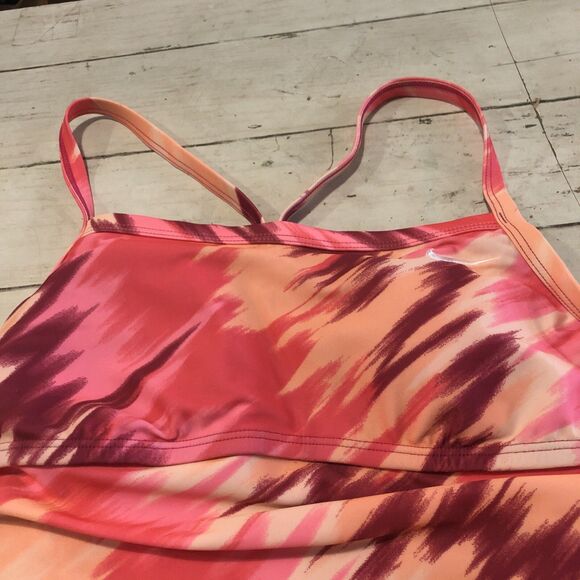 NEW Nike One Piece Swimsuit Women's Small Racerback Bikini Bottom Pool Swim - Picture 2 of 4